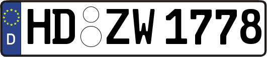 HD-ZW1778