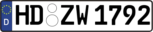 HD-ZW1792