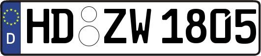 HD-ZW1805