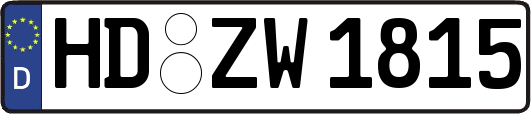 HD-ZW1815