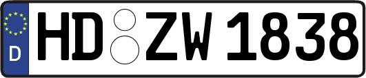 HD-ZW1838