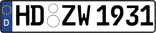 HD-ZW1931