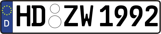 HD-ZW1992
