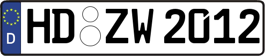 HD-ZW2012