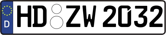 HD-ZW2032