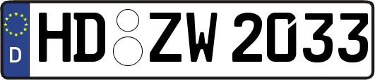 HD-ZW2033