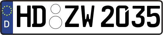 HD-ZW2035