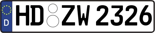 HD-ZW2326