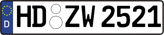 HD-ZW2521