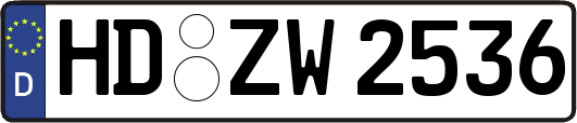 HD-ZW2536