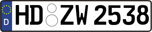 HD-ZW2538