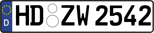 HD-ZW2542