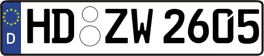 HD-ZW2605