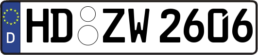 HD-ZW2606