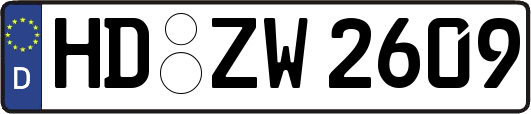 HD-ZW2609