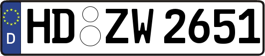 HD-ZW2651