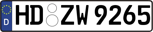 HD-ZW9265