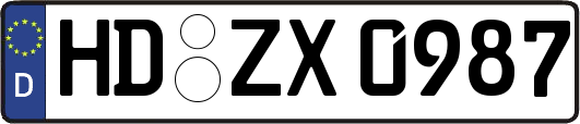 HD-ZX0987