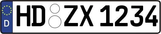HD-ZX1234