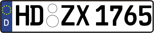HD-ZX1765