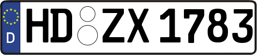 HD-ZX1783