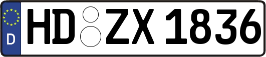 HD-ZX1836