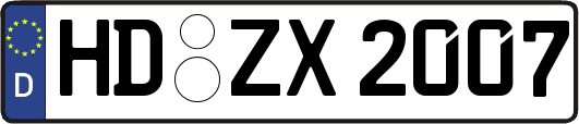 HD-ZX2007