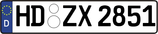 HD-ZX2851