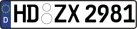 HD-ZX2981
