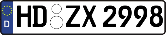 HD-ZX2998