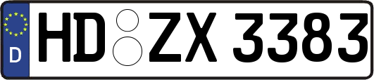 HD-ZX3383