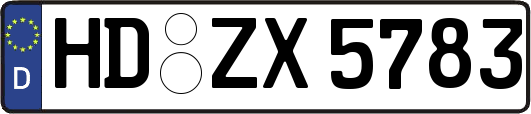 HD-ZX5783