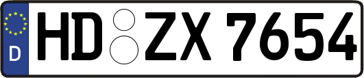 HD-ZX7654