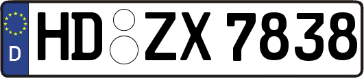 HD-ZX7838