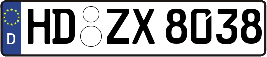 HD-ZX8038