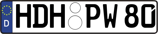HDH-PW80