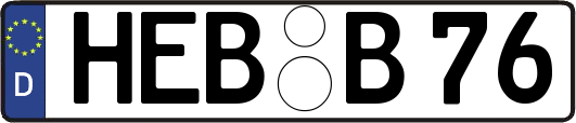 HEB-B76
