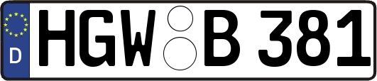 HGW-B381