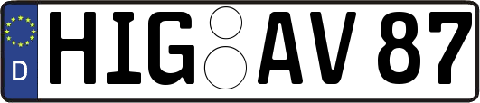 HIG-AV87