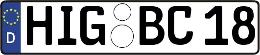 HIG-BC18