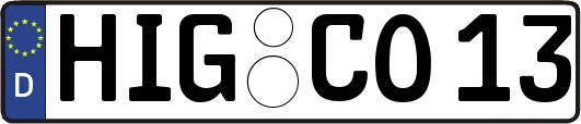 HIG-CO13