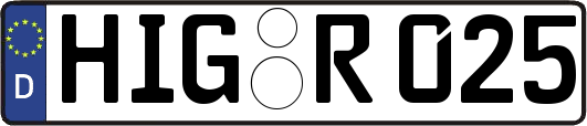 HIG-R025