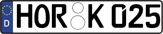 HOR-K025