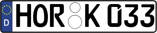 HOR-K033