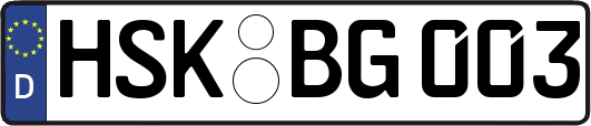 HSK-BG003