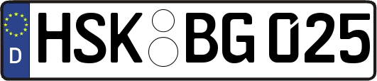 HSK-BG025