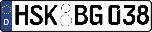 HSK-BG038