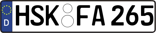 HSK-FA265