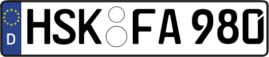 HSK-FA980