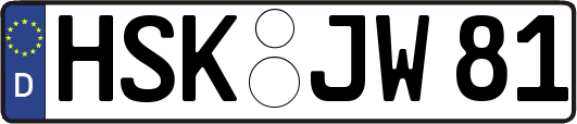HSK-JW81